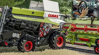 Thrustmaster T248 gameplay | Working with Claas Lexion 5300 FULL OPTIONS