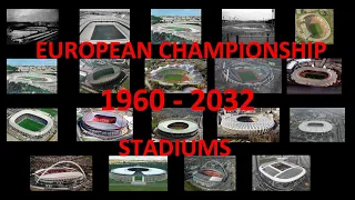 EURO 1960-2032; European Championship stadiums 1960-2032 Europameisterschaft Stadien 1960–2032; pw85