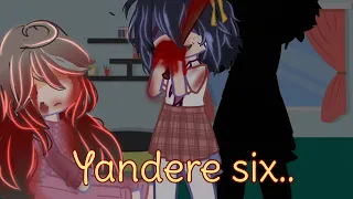 Yandere six. ;; Little nightmares 2 (school AU + mono x six) #littlenightmares2 #monix