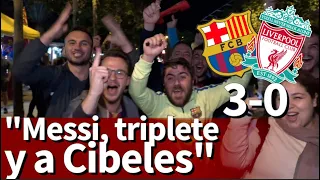 BARCELONA 3- LIVERPOOL 0 | El Camp Nou explotó: "¡¡¡Messi, Dios; triplete y Cibeles!!!" | Diario AS