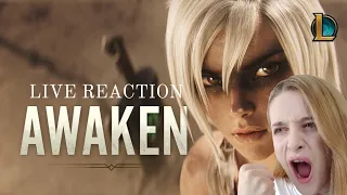 ARCANE fan reacts to 'Awaken | Season 2019 Cinematic - League of Legends'