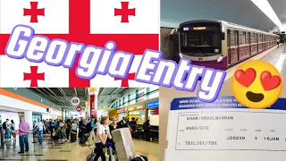 How to get entry in Georgia || Going to Georgia from Baku 😍 My Immigration Experience #viral #like