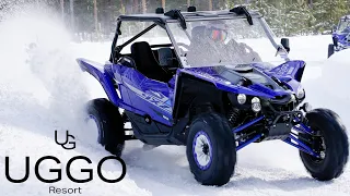 Yamaha YXZ1000R - Test Ride - Beautiful track middle of Finnish Wilderness - UGGO resort