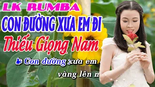 Karaoke Lk Con Đường Xưa Em Đi Tone Nam Thiếu Giọng Nam Hát Song Ca Cùng Thanh Ngân