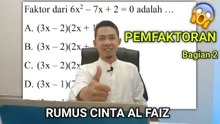 RUMUS CEPAT PEMFAKTORAN