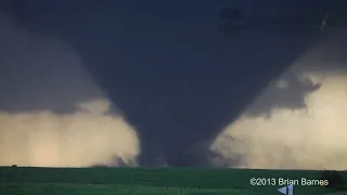 Creepy Halloween Wedge Tornado Grows To Over A Mile Wide...