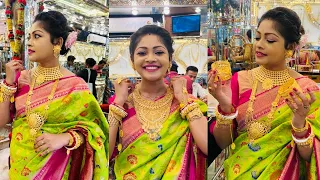 🪅Poilaboisakh upolokkhe kinlam exclusive Gold jewelery🌹নববর্ষ ও ঈদ🌙উপলক্ষে হাল্কা ওজনের সোনার খাজানা