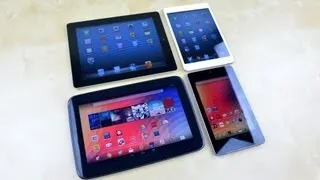 Nexus 10 vs iPad 4 vs Nexus 7 vs iPad mini Speed Test