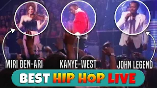 Kanye West LIVE performance ft Miri Ben-Ari & John Legend - Through The Wire (Pepsi Smash)