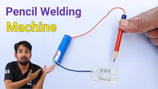 How To Make Simple Pencil Welding Machine At Home With Blade | @thanksscience1