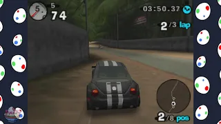 Jurassic Park Cameo in Weird Nintendo 64 Beetle Racing Game