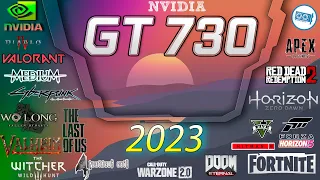 *NVIDIA GeForce GT 730 GDDR5 in 15 GAMES   | 2023-2024