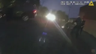 Dashcam video shows moment Cleveland police officers were dragged by fleeing car