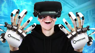 These VR Haptic Gloves Let You FEEL and TOUCH the FUTURE!