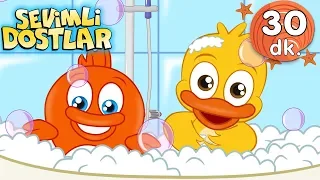 Bıcı Bıcı banyo şarkısı ile Sevimli Dostlar Bebek Şarkıları |Adisebaba Kids Songs and Nursery Rhymes