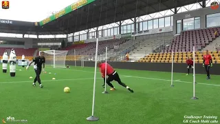 Goal keepar training super liga Dinamarca.