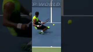 WAS THAT A SLIP 🤯? Djokovic vs Monfils #djokovic #monfils #tennis