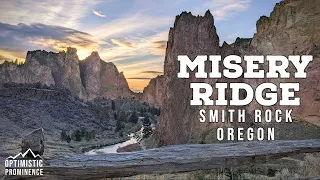 Hiking Misery Ridge Summit - Smith Rock State Park Oregon