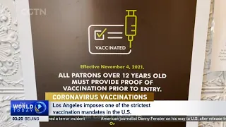 LA enforces one of the strictest vaccination mandates