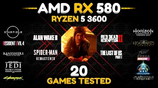 Ryzen 5 3600 + RX 580 8GB - Test In 20 Games in 2024