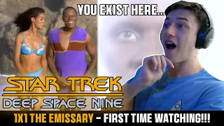 STAR TREK DS9 BABY LET’S GO!!!! The Emissary Parts 1-2 | 1x1 REACTION - FIRST TIME WATCHING!!