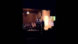 Barry Moniquette performing No gray By Jonathan Mcreynolds at the ultimate recital