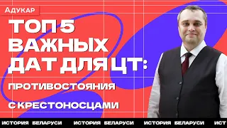 Топ 5 важных дат для ЦТ: противостояния с крестоносцами  | История Беларуси