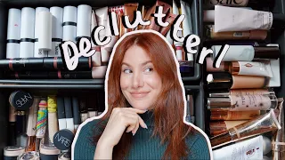 DECLUTTERING & REORGANIZING my makeup collection!!