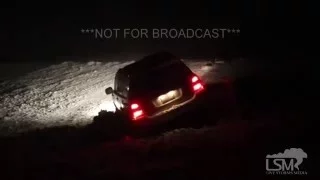 12-17-15 Snoqualmie Pass, Washington Traffic Jam - Winter Storm