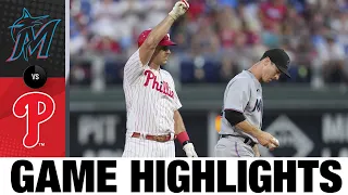 Marlins vs. Phillies Game Highlights (8/9/22) | MLB Highlights