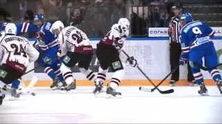 Dinamo Riga @ SKA 10/13/2014 Highlights / СКА - Динамо Рига 2:1