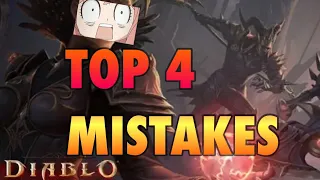 TOP 4 MISTAKES IMMORTALS MAKE!  STOP THIS! Diablo Immortal Guide - Public Service Announcement