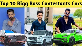 Top 10 Bigg Boss Contestants Car Collection | Elvish Yadav, Fukra Insaan, Jiya Shankar, Avinash