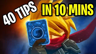 40 TIPS IN 10 MINS | TAP TITANS 2