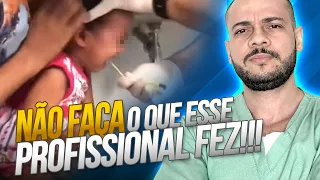 React: retirando uma moeda do esôfago de uma criança!