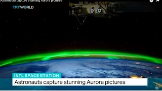 Astronauts capture stunning Aurora pictures