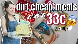 Dirt Cheap Meals You Should Be Making! As Low As 33c PER MEAL! Cheap Healthy Meals that DON’T SUCK!