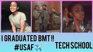 I graduated from Air Force BMT !! ✈️/UPDATE/ JOB REVEAL 😁😁