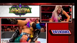 WWE - Asuka vs Alixa bliss -Raw-19-March-2018