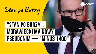 "Stan po Burzy". Morawiecki ma nowy pseudonim — "minus 1400"