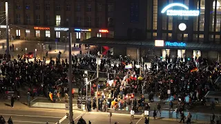 Demonstration Querdenken und andere in Leipzig