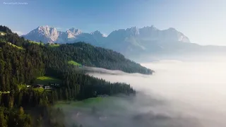 2 hour 4k Magnificent Mountains and Rivers Aerial views