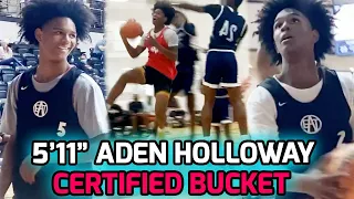 5'11" Sophomore Point Guard Aden Holloway Might Be The CRAFTIEST GUARD In Nation! AAU Highlights 💥