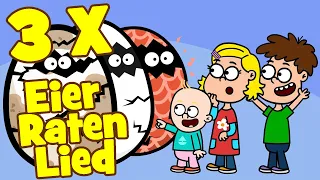 ♪♪ Kinderlied Ostern - Eier Raten Lied Mix mit Frida Karlchen und Luka | Hurra Kinderlieder