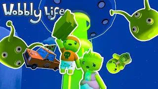 MI PRIMER CONTACTO CON ALIENIGENAS 👽⛔! (tengo miedo 😱) - Wobbly Life #12