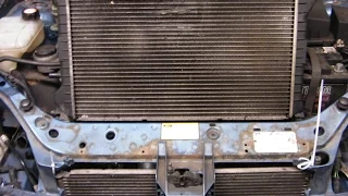 Ford Focus Radiator Change (air conditioning model)