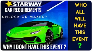 Asphalt 9 Lamborghini Huracan Evo spyder starway Event | Queries | Not appearing | star requirement