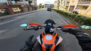 First ride with the new GoPro hero 12 Black - KTM Duke 125 - Leovince Exhaust