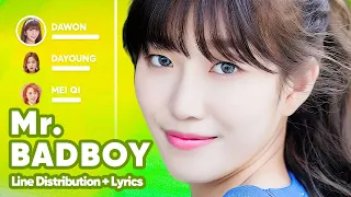 WJSN - Mr. BADBOY (Line Distribution + Lyrics Karaoke) PATREON REQUESTED