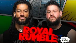 wwe roman reigns vs kevin ownes royal rumble 2021 full match hd